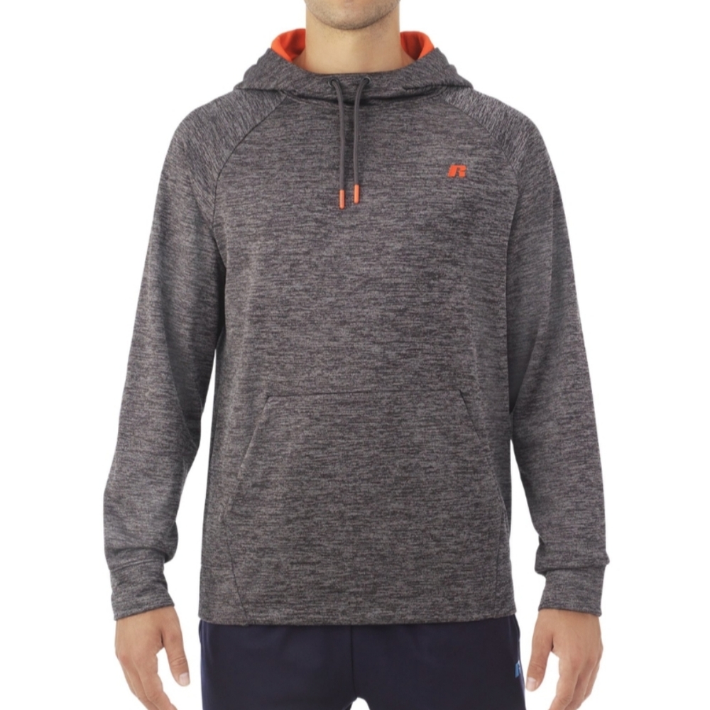 Russell Athletic Men's Hoodie Polytech Pullover Gray  Size 2XL